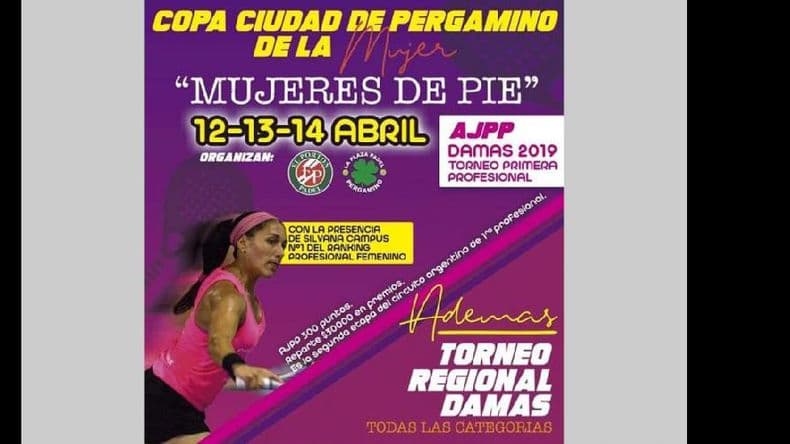 Las mejores jugadoras de pádel del país se presentan este fin de semana en Pergamino