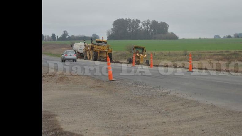 Últimas etapas para la repavimentación de la ruta Nº 32