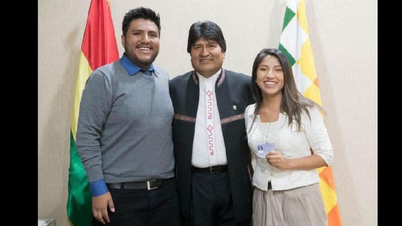 Los hijos de Evo Morales llegaron ayer a Argentina