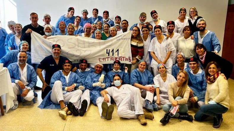 Ezequiel Aranda, parte del operativo en que se hicieron 411 cirugías de cataratas