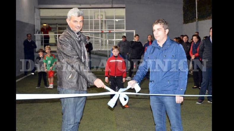 Sirio Libanés inauguró un playón deportivo