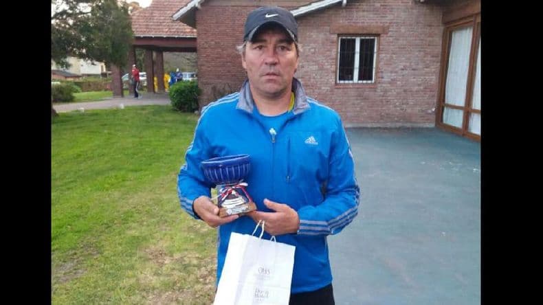 Fabián Biazotti ganó otro torneo de footgolf