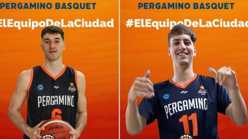 Federico Gobetti y Franco Heck acordaron su continuidad en Pergamino Básquet