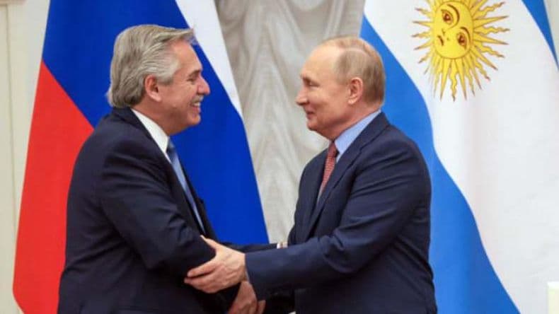Fernández a Putin: "Le pedimos a Rusia que ponga fin a las acciones emprendidas"
