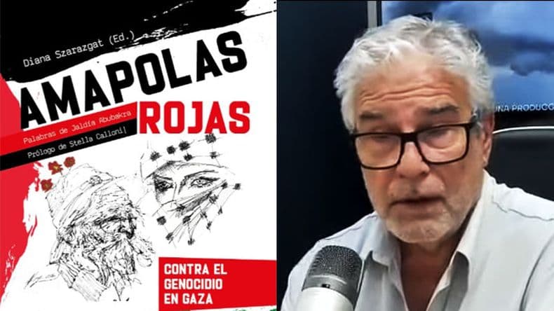 Fernando Crespi participará en la Feria del Libro con una obra contra el genocidio en Gaza