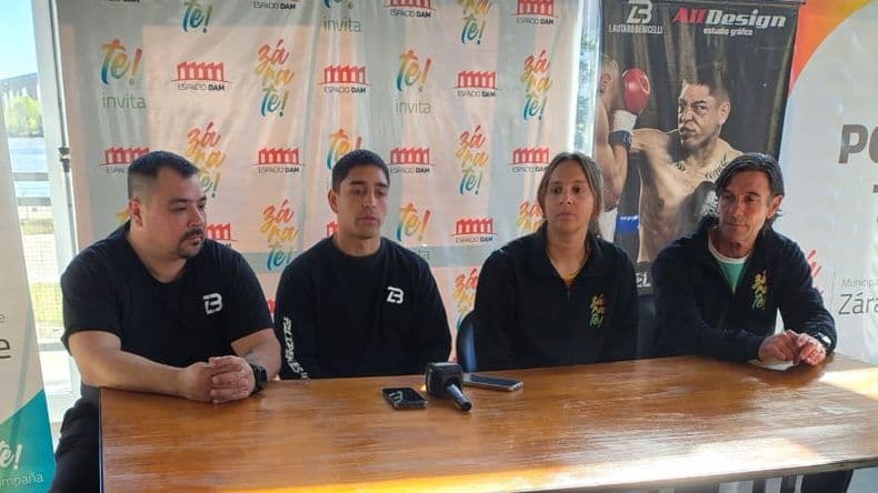Presentación oficial del festival de boxeo en Zárate con Lautaro Benicelli como figura central