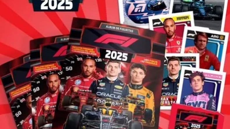 Efecto Colapìnto: el álbum de figuritas de la Fórmula 1 llegará a Pergamino