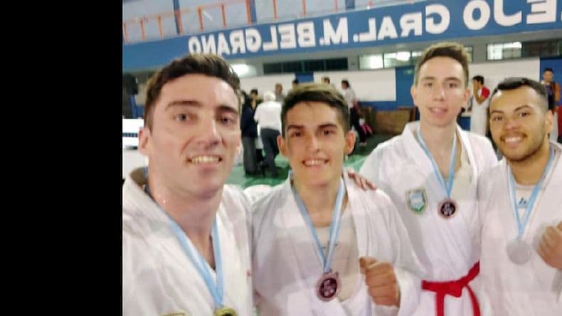 Franco Recouso obtuvo el título en el Nacional Jardín de la República de karate