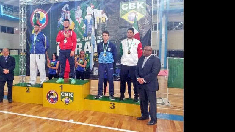 Franco Recouso compite en la prueba por equipos en el Panamericano de Río