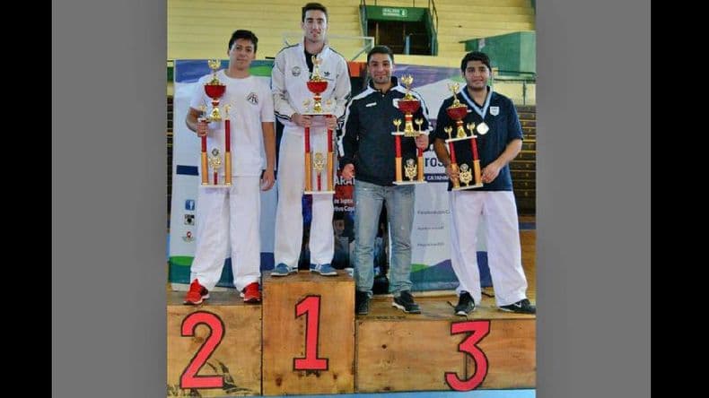 Franco Recouso se consagró campeón argentino de karate