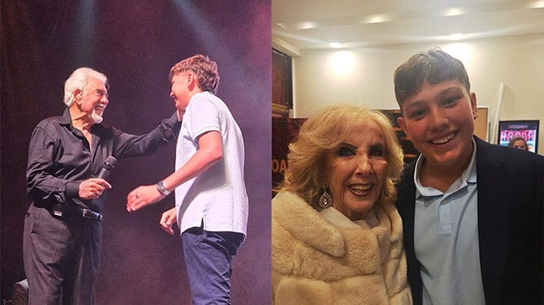 Franco Torqui brilló en el homenaje a Raúl Lavié y se ganó el elogio de Mirtha Legrand