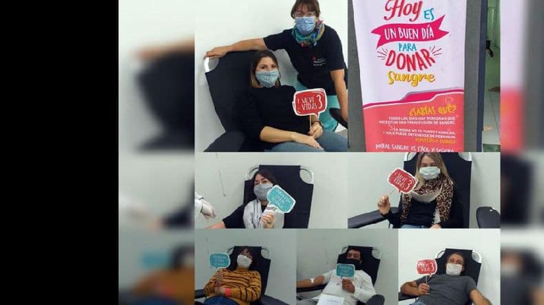 Exitosa colecta por el Día Nacional del Donante Voluntario de Sangre