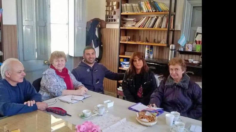 Reunión de trabajo en Mariano H. Alfonzo