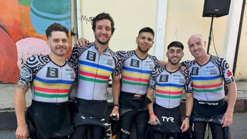 Triatletas pergaminenses presentes en el Olímpico de Baradero