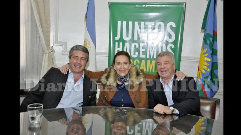 Michetti visitó Pergamino, respaldó a Martínez y fue recibida por Pacini