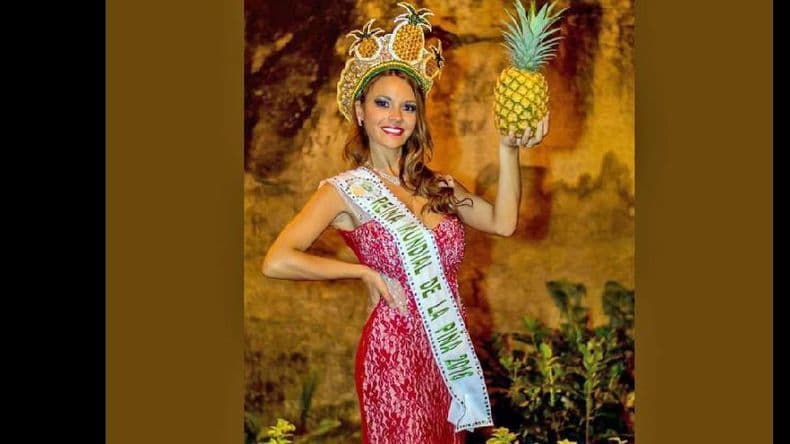 Gisela Todero fue elegida Reina Mundial de la Piña