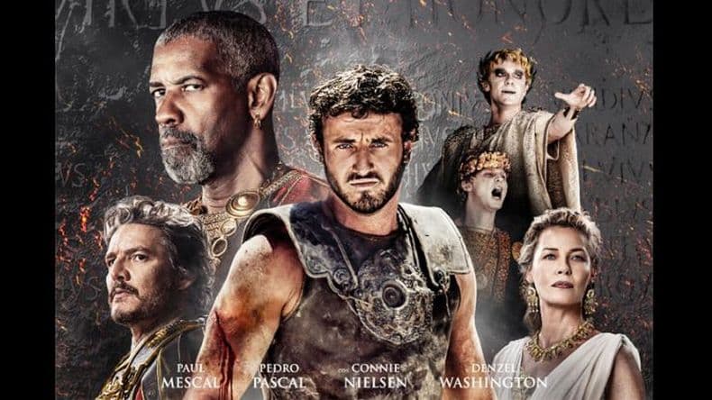 Se estrena este viernes en Cinema Pergamino la película "Gladiador 2"