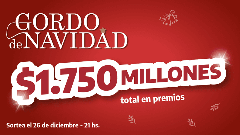 Ya está a la venta el Gordo de Navidad con más de $1.750 millones en premios