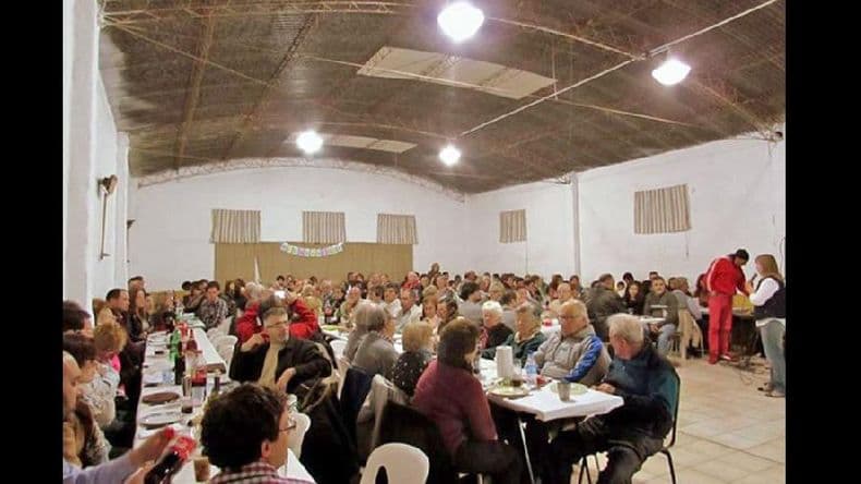 Cena anual en la Escuela Nº 34 del Paraje Buena Vista