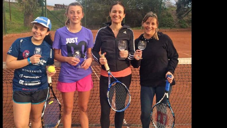 Tenis: se jugó un torneo de dobles femenino en la Celp