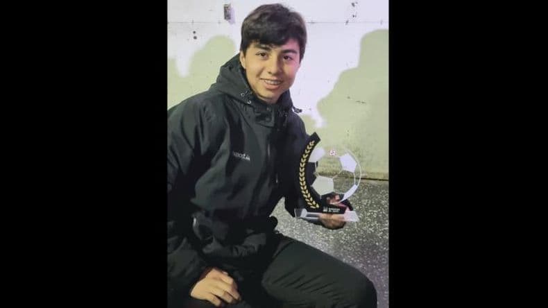 El futbolista Guillermo Hamue elegido revelación por los periodistas de Junín