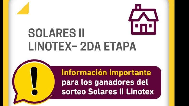 Información importante para preadjudicatarios de Solares II