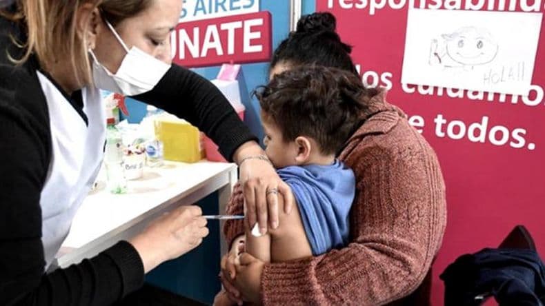 Casi la mitad de los niños de 3 a 11 años están inscriptos para vacunarse