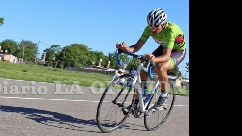 Buena actuación del ciclista Horacio Vio en San Nicolás