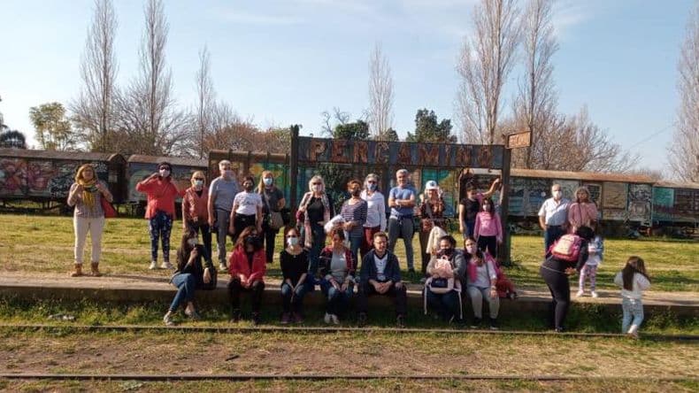 Se realizó un recorrido guiado titulado "Los Caminos del Hierro"