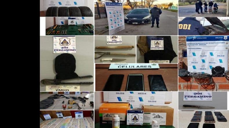 Pergaminenses detenidos por el robo en la sede del Correo Argentino de Colón