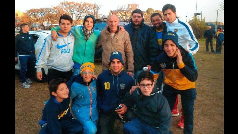 Dale Boca presente en la despedida de Battaglia