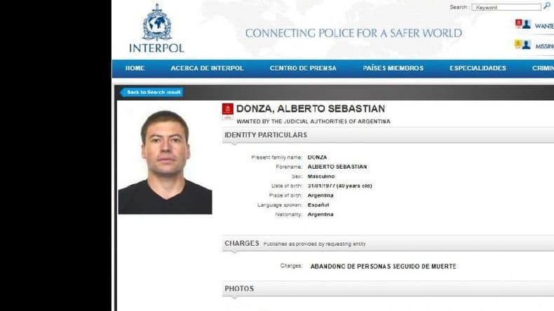 El Ministerio Fiscal emitió un nuevo comunicado para dar con el comisario Donza