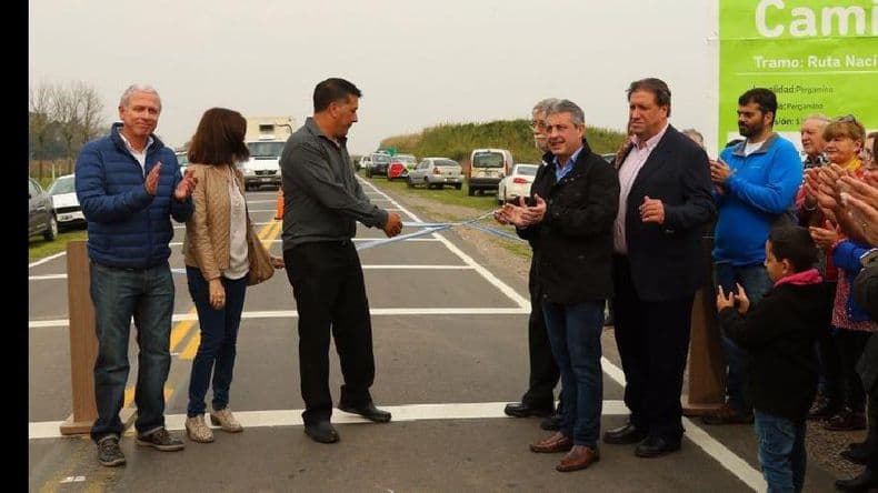 Quedó inaugurada la traza que une Pinzón con la ruta