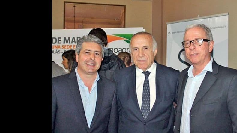Martínez y Pacífico participaron de una presentación en San Nicolás