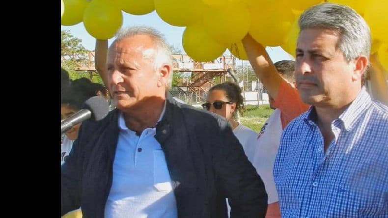 Javier Martínez hizo un acto como cierre de campaña junto a Del Sel
