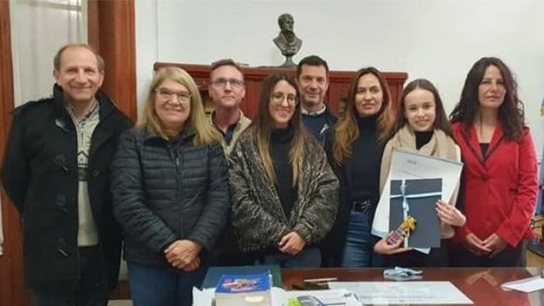 Jazmín Arrieta fue declarada Joven talento pergaminense