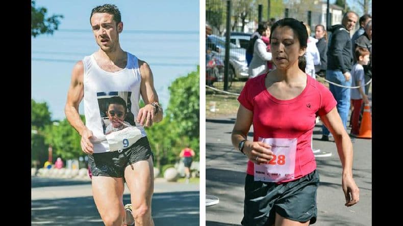 Pergaminenses sobresalieron en un maratón en Peyrano