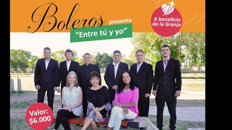 "Boleros" hará una presentación a beneficio de la granja San Camilo