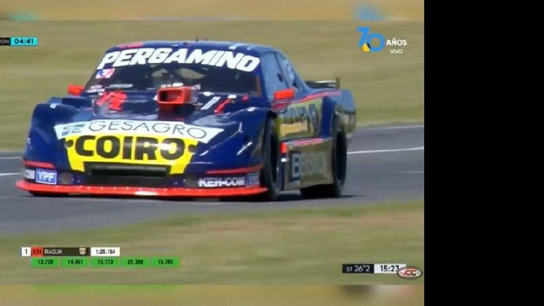 Tercer puesto para José Rasuk en la clasificación del TC Pista