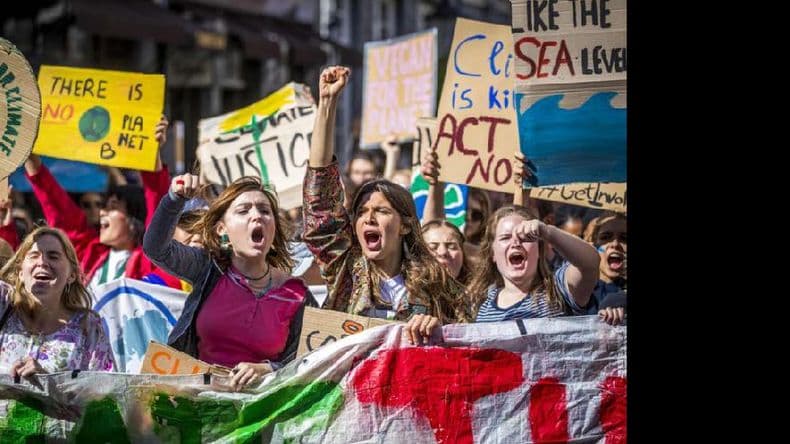 La juventud mundial se movilizó en masa contra el calentamiento global