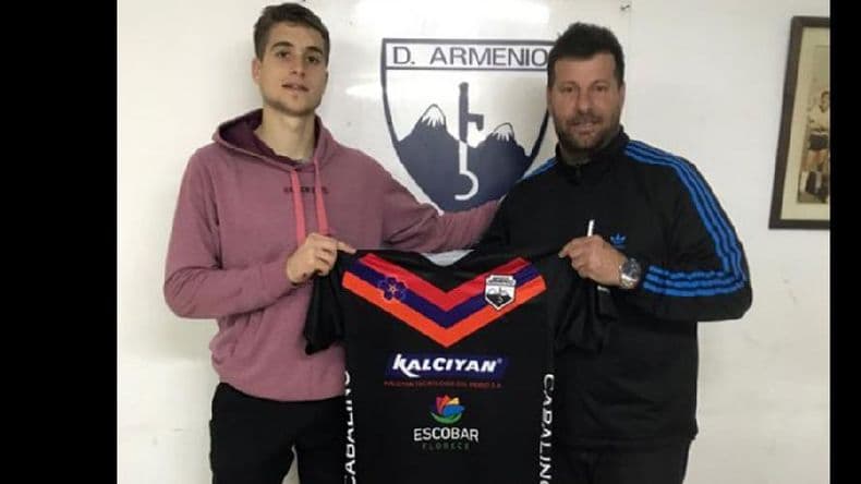 Todo un desafío: Juan Cruz Cuesta es nuevo jugador de Deportivo Armenio