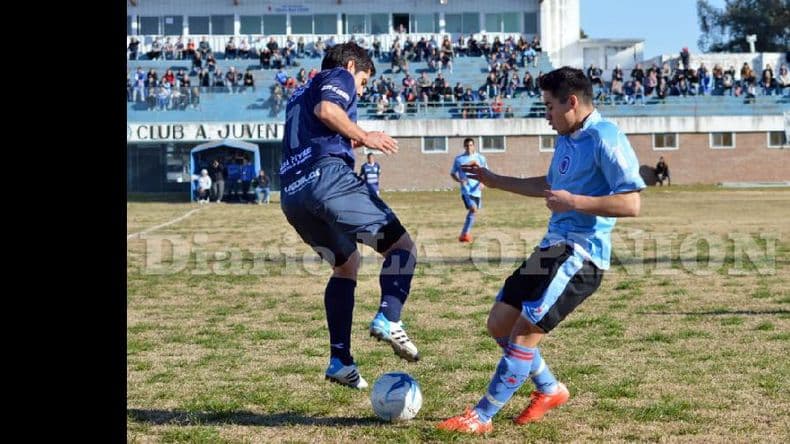 Juventud, en un alto nivel, venció a Ferrocarril Roca y da pelea en el Federal B