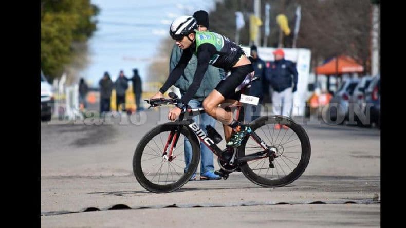 Juan Martín Digilio ganó su categoría en un duatlón del Circuito de Buenos Aires