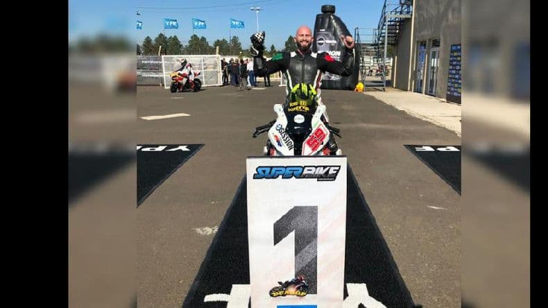 Juan Pablo Mozzoni ganó en Concordia su primera carrera en la Stock Open