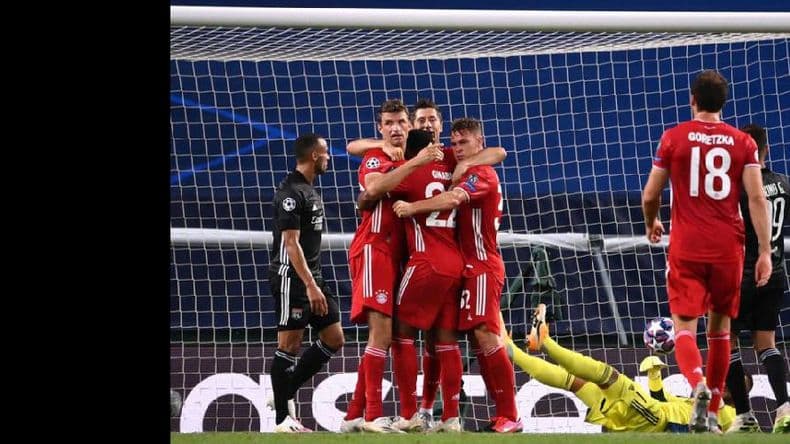 Bayern Múnich goleó a Lyon y selló su pase a la final de la Liga de Campeones