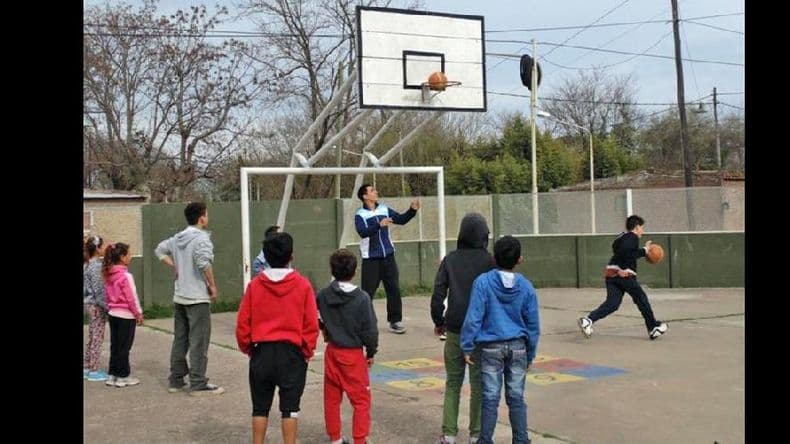 El proyecto de basquetbol social sigue en el barrio Otero