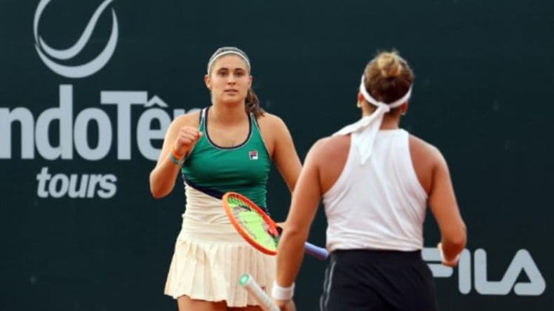 Julia Riera en el WTA 125 de Florianópolis: eliminada en singles pero avanza en dobles