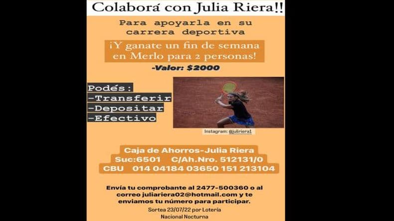 Julia Riera comenzará una gira por Europa y necesita el apoyo de los pergaminenses