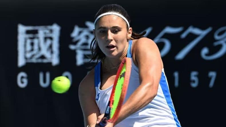 Julia Riera estuvo cerca de dar el golpe en el Abierto de Australia