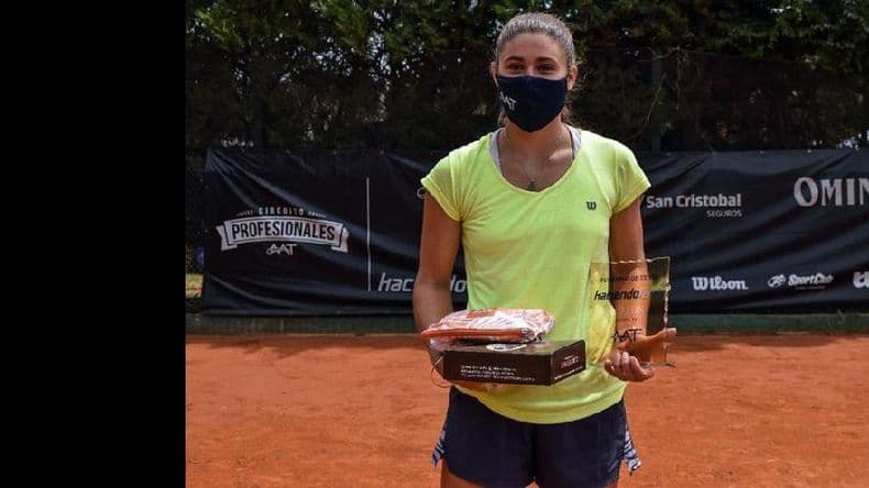 Julia Riera volvió con un título: ganó la Etapa 6 de Haciendo Tenis